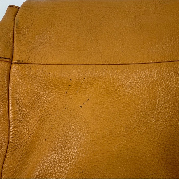 Vince Camuto Jax Crossbody Bag Honey Comb Tan Brown Leather Handbag Purse - Picture 6 of 16